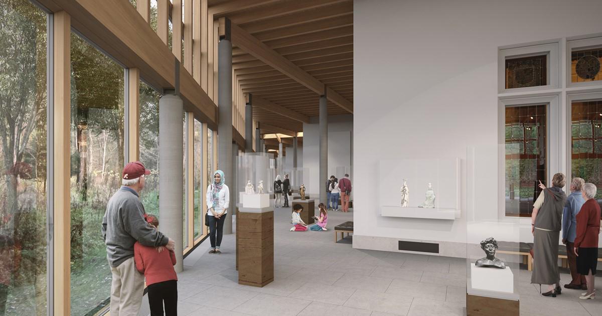 the refurbishment has expanded the overall gallery space by around 35 per cent / Burrell Collection