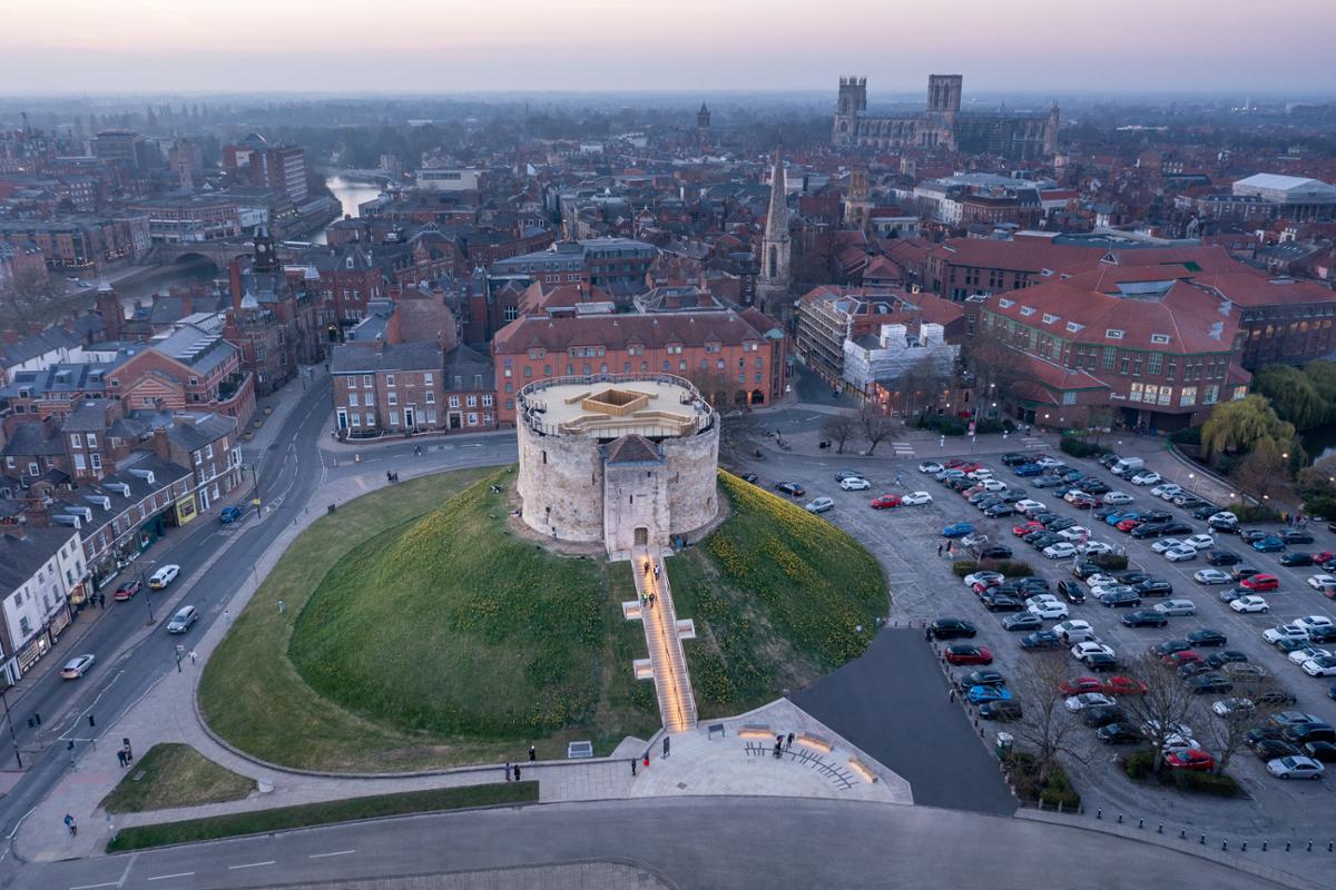 The structure is all that remains of York Castle / Hugh Broughton Architects