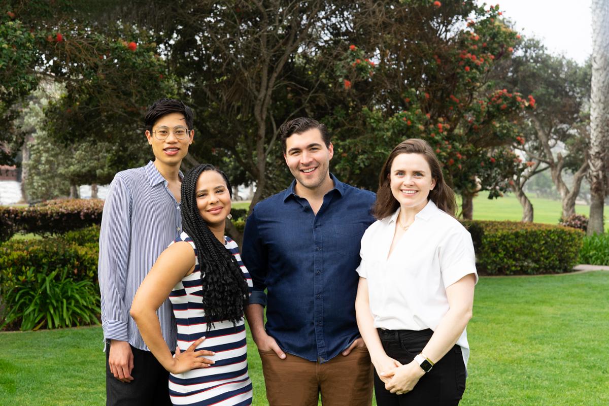 The Ness team (L-R): Kenneth So (co-founder and chief experience officer), Christina Gerdes (co-founder and chief medical officer), Derek Flanzraich (CEO and co-founder) and Katherine Lynch (co-founder and head of business operations) / Ness