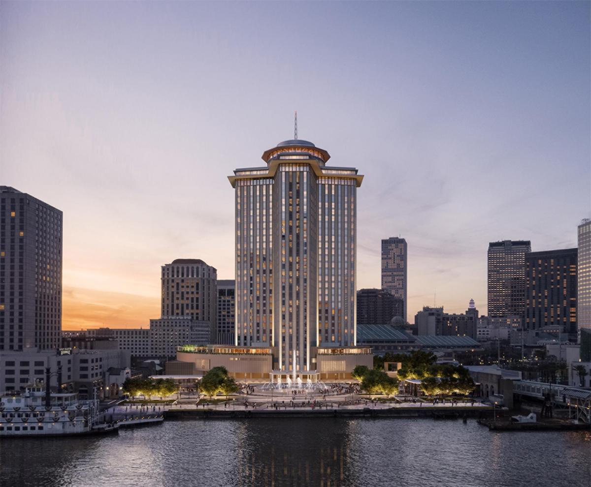 The hotel is situated inside a building formerly home to the New Orleans' World Trade Center - Four Seasons spent three years and nearly US$500m breathing new life into the landmark tower / Four Seasons