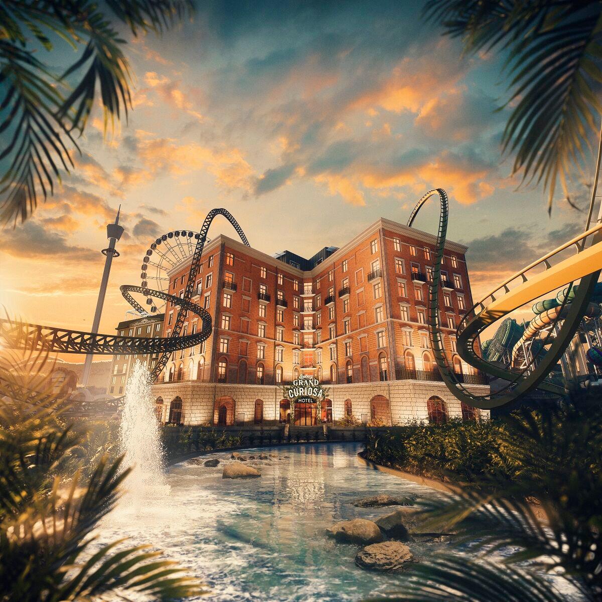 A highly themed family hotel, the Grand Curiosa will have 457 family rooms / Liseberg