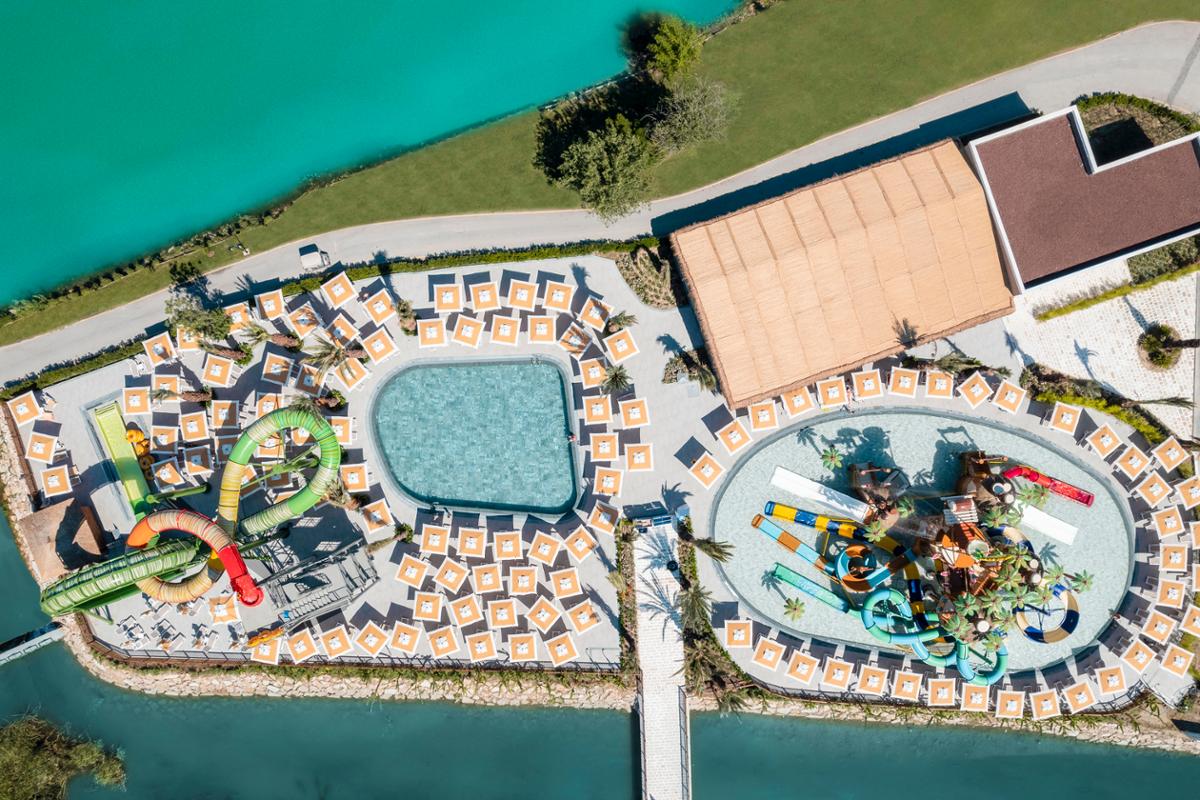 The new attraction is part of the resort's new 15,000sq m waterpark / Polin
