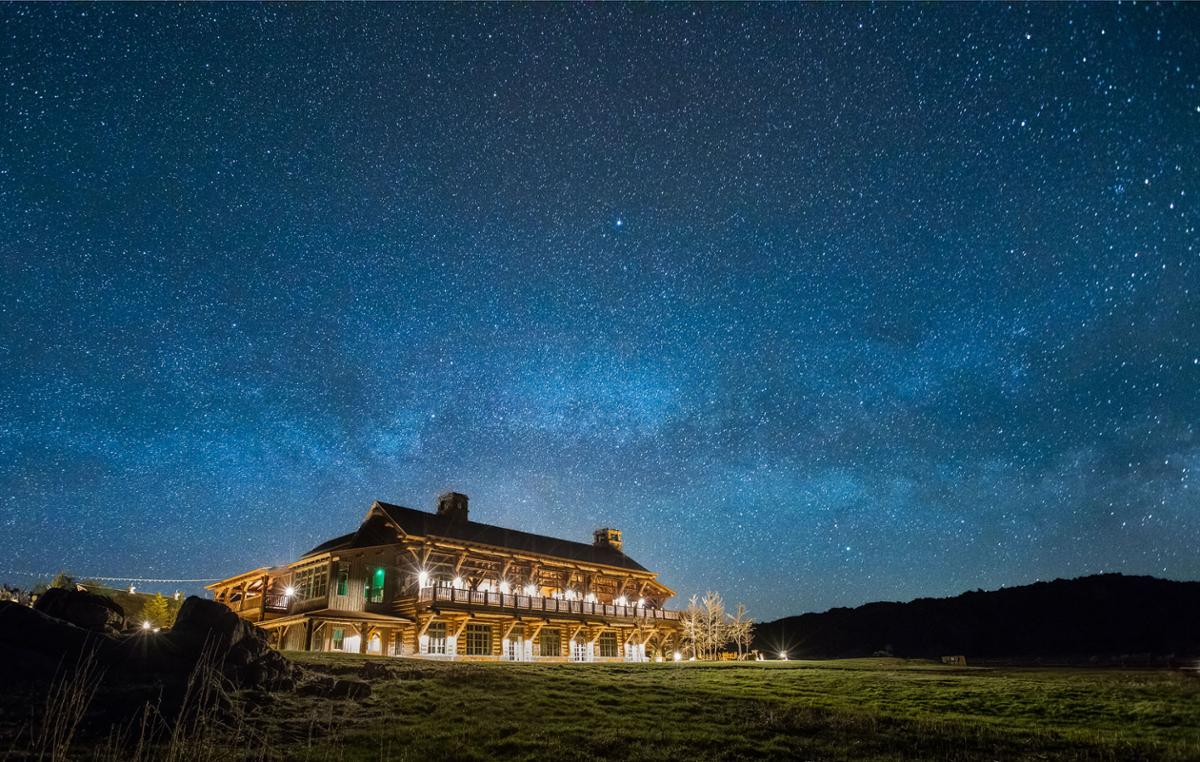 ​​The 30,000-acre ranch resort is surrounded by prairies, mountains, creeks and rivers / Brush Creek Ranch