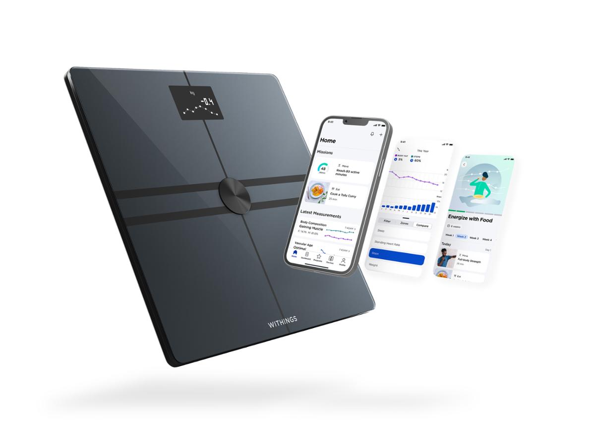 Withings is launching its Body Comp smart scale and Health+ subscription in October
/ Withings
