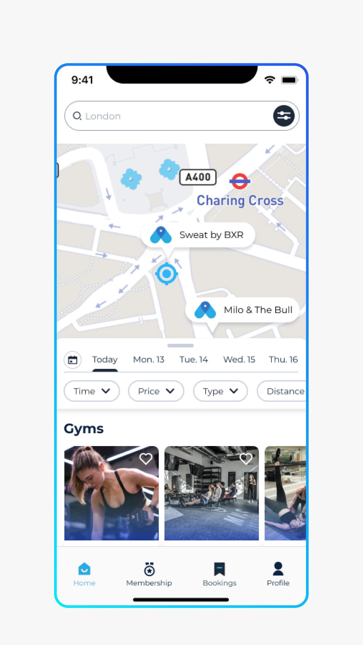 Athlo's users can rent out their gym membership when they're not using it / Athlo