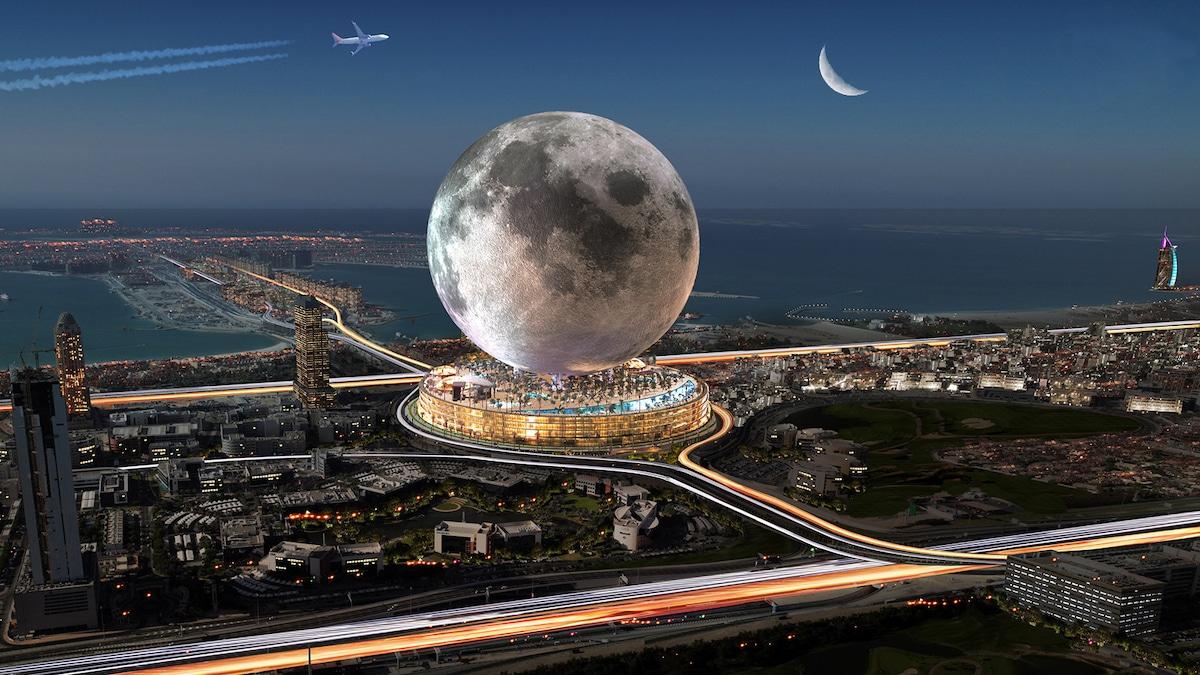 The concept and designs are the brainchild of Canadian architectural company, Moon World Resorts / Moon World Resorts