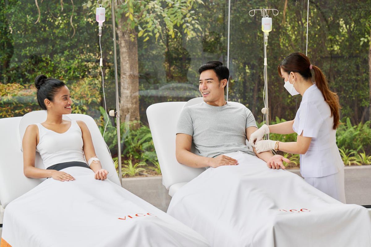 Addressing lifestyle-related medical and chronic health issues, the VLCC facility provides aesthetic treatments and IV therapy, in addition to classic spa and beauty treatments for body, skin and hair / VLCC Wellness