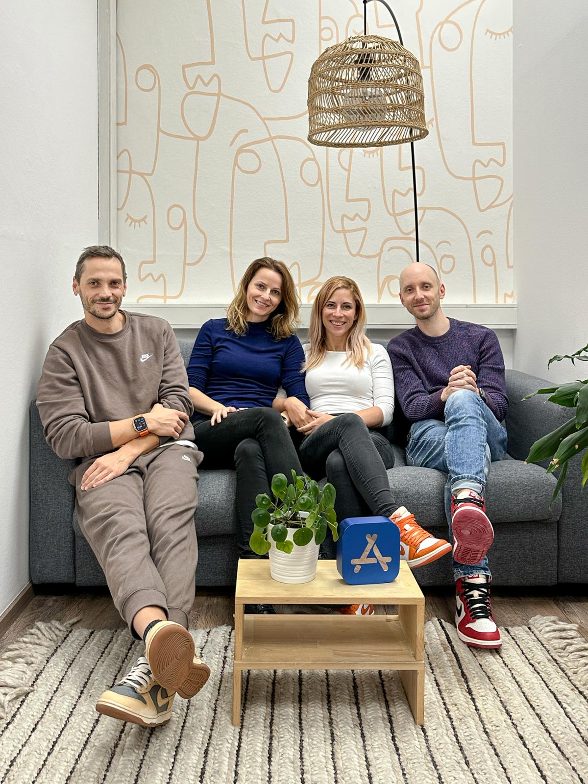 The Gentler Stories team: Andrej Mihelič, Katarina Lotrič, Jasna Krmelj and Luka Orešnik
/ Gentler Stories