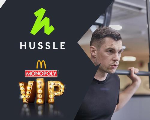 The campaign saw Hussle offer fitness-based prizes as part of the annual McDonald's Monopoly promotion