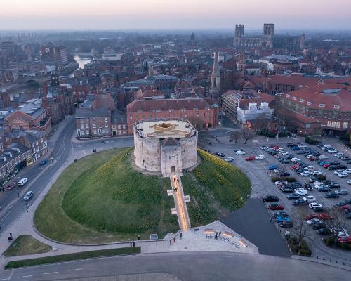 The structure is all that remains of York Castle / Hugh Broughton Architects