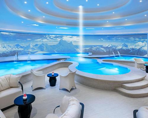 The spa is anchored by a deep social philosophy and is inspired by European and Eastern healing rituals / Resorts World Las Vegas
