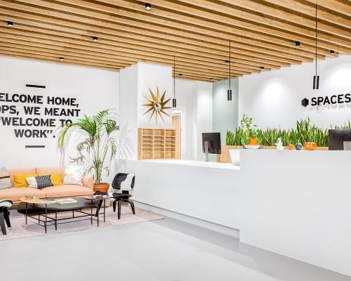 Hussle has partnered with office space provider IWG (pictured: Spaces, London) / IWG