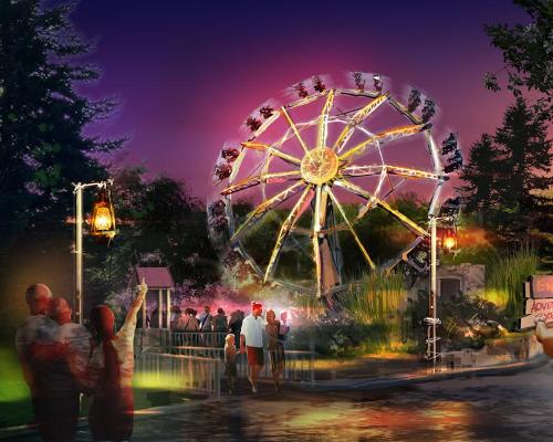 Sol Spin features open air, suspended passenger vehicles / Kings Island/Cedar Fair