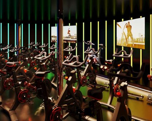 The new cycle studio at Third Space, Moorgate / Third Space