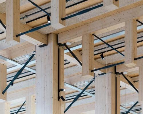 The structure of the Wood Hotel uses glue-laminated and cross-laminated timber / Wood Hotel/Elite Hotels