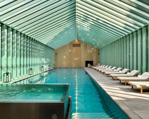 The spa is an inner-city escape bathed in natural light Credit: Hugo Thomassen