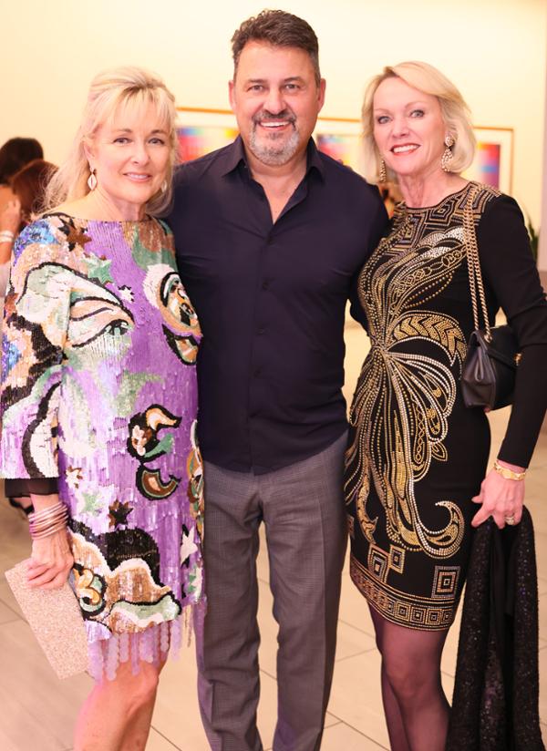 Susie Ellis, Frank Pitsikalis and Lynelle Lynch get party ready / photo: Global Wellness Summit 2023