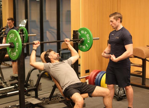 Most people work out with PTs, while private gyms are also available / Photo: Core Life/Kun Investment Holdings