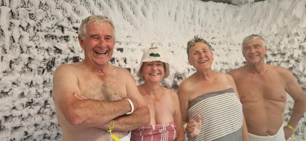 Enjoying the TechnoAlpin Snowroom at the World Aufguss Championships