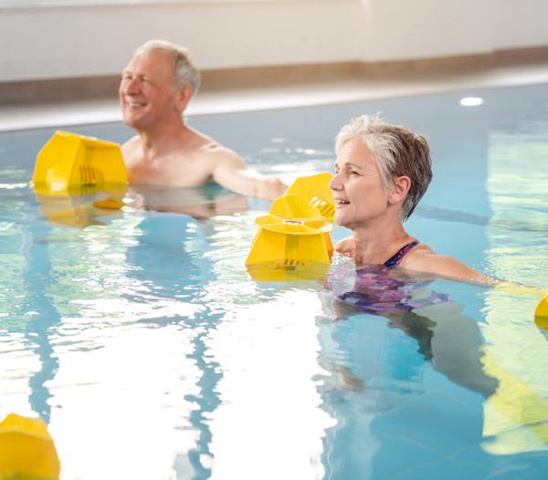 Dementia friendly swimming lessons can fill a pool, even at off-peak times / Photo: Shutterstock/ Kzenon