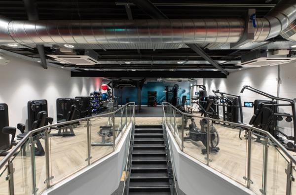 The new gym ranges across two storeys / PHOTO: PULSE FITNESS