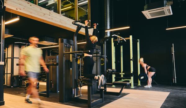 The gym floor, with interior design by Sarah Mannerings / PHOTO: SOUTHWORKS CREATIVE