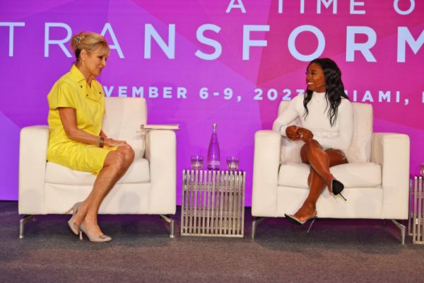 Self-belief and taking a break are key, said Biles / photo: Global Wellness Summit 2023
