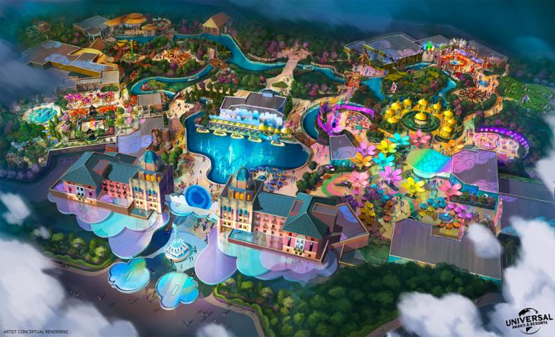 The family-friendly Texas resort will house immersive themed lands / Universal Parks and Resorts