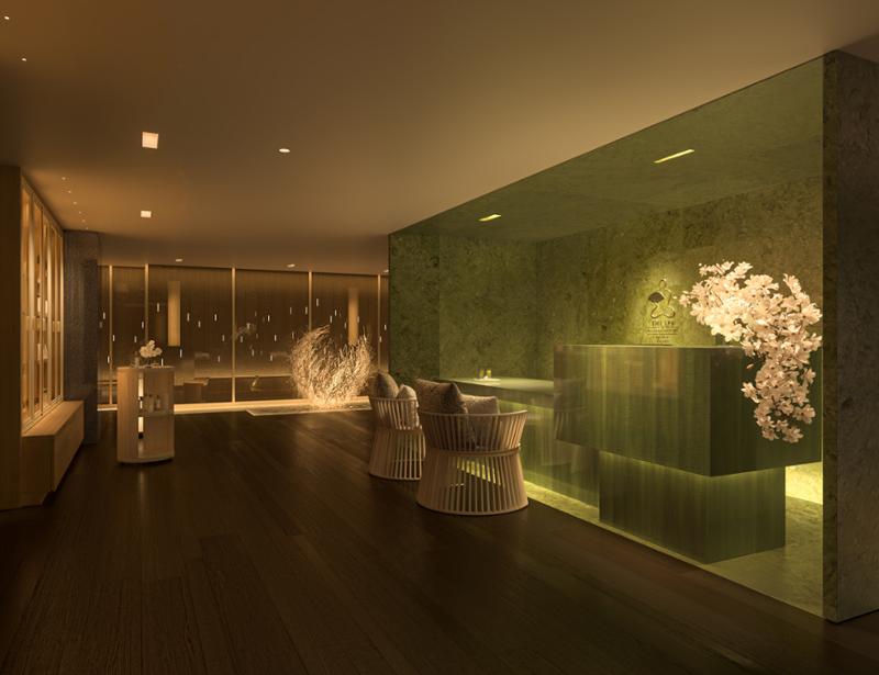 A rendering of the spa entrance area / Mandarin Oriental Hotel Group