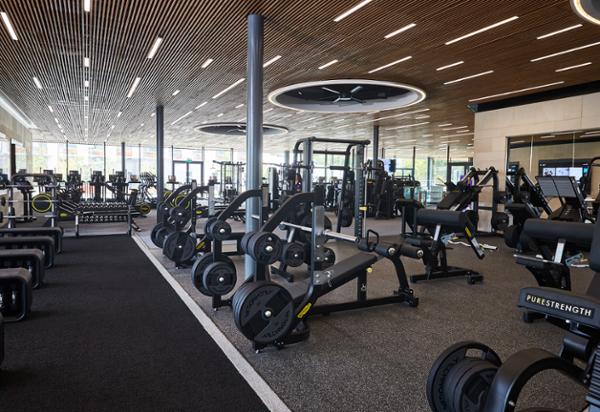 Technogym partnered with the university to fit out its 175-station gym / Photo: Technogym