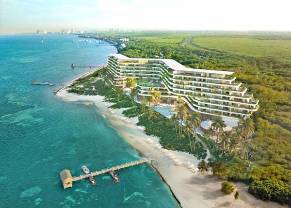SHA Mexico is opening later this year and the building replicates a DNA strand / Photo: sha wellness