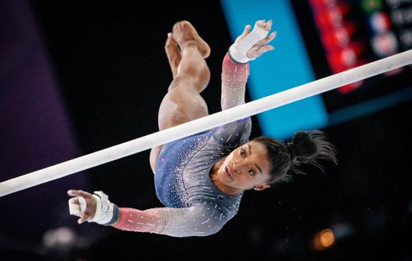The gymnast keynoted at GWS, just a month after claiming two golds at the World Championships / photo: Anders Riishede