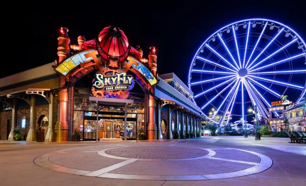 Sky Fly Soar America flying theatre, The Island in Pigeon Forge, Tennessee / Photo: The Island in Pigeon Forge