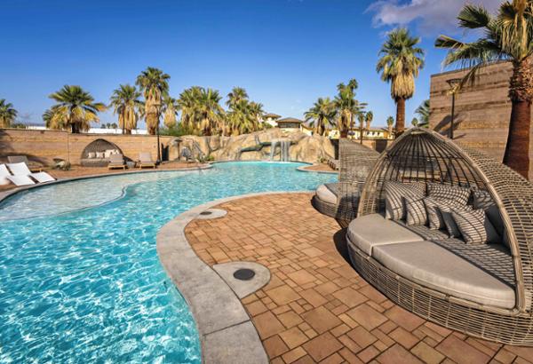 The 73,000sq ft Spa at Séc-he in California has just opened / Courtesy of Agua Caliente Band of Cahuilla Indians