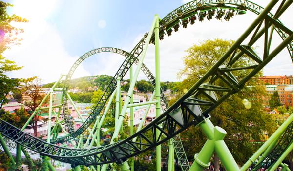 The Helix rollercoaster by Mack Rides at Liseberg / Photo: Liseberg AB:Stefan Karlberg