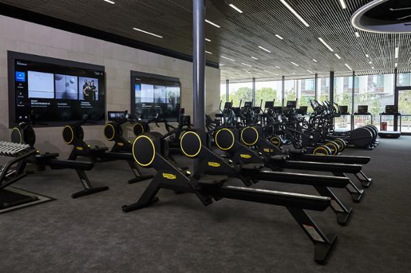 The gym is used by students, staff and the community / Photo: Technogym