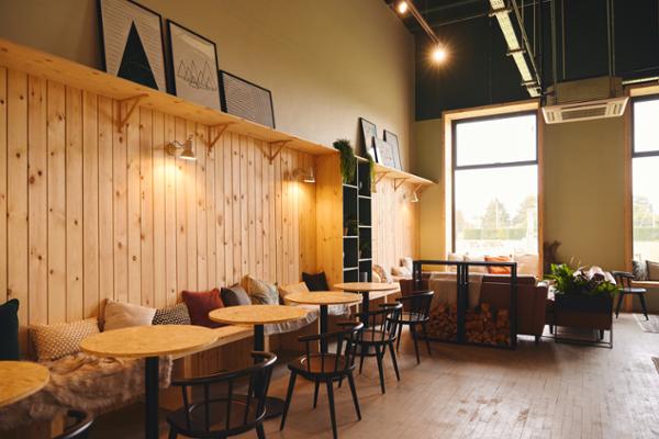 The restaurant at Forest House features lots of wood to create a welcoming vibe / PHOTO: SOUTHWORKS CREATIVE