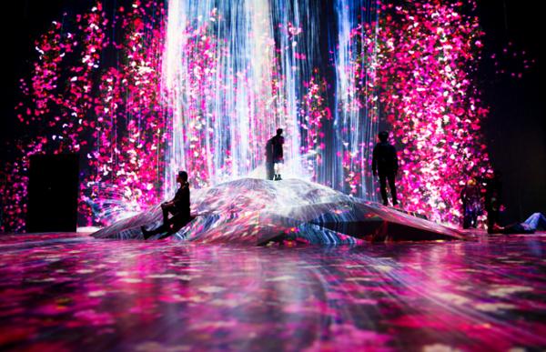 A permament teamLab museum is under construction in Jeddah / Photo: teamLab, Universe of Water Particles on a Rock where People Gather © teamLab