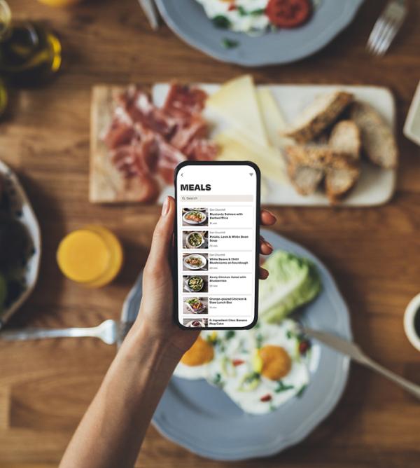 Recipes make up one third of content views on the Centr app / photo: CENTR
