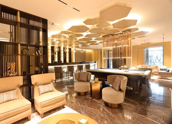 Luxury designer finishes have been used in all areas of the club / Photo: Core Life/Kun Investment Holdings