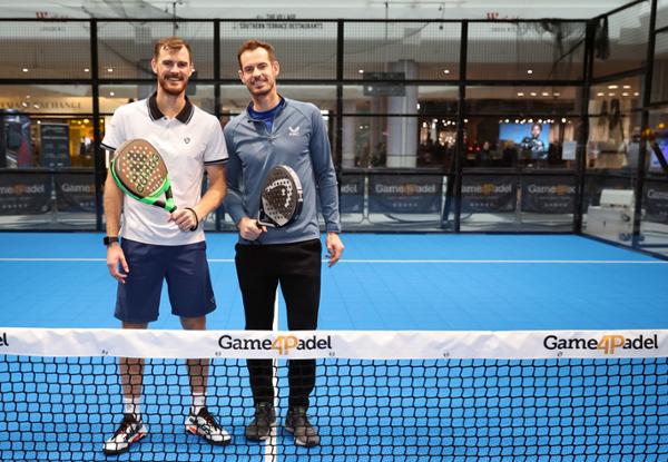 Andy Murray (right with his brother Jamie) has invested in padel tennis / Photo: GAME4PADEL