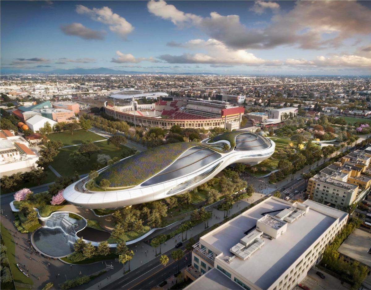 The Lucas Museum of Narrative Art has been designed by architect Ma Yansong of MAD Architects / The Lucas Museum of Narrative Art