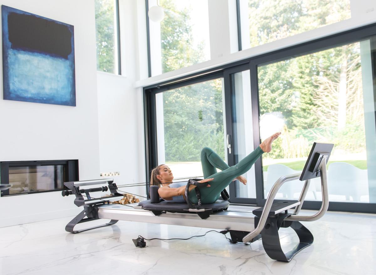 The RX is a commercial-grade connected Pilates reformer / Reform RX