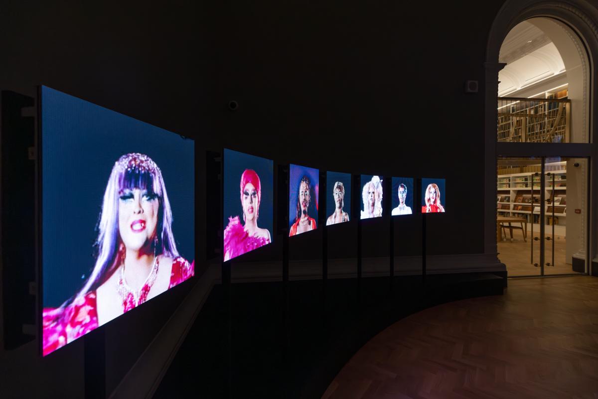 The V&A Photography Centre's new Digital Gallery features an installation by Jake Elwes / (c) Victoria and Albert Museum, London