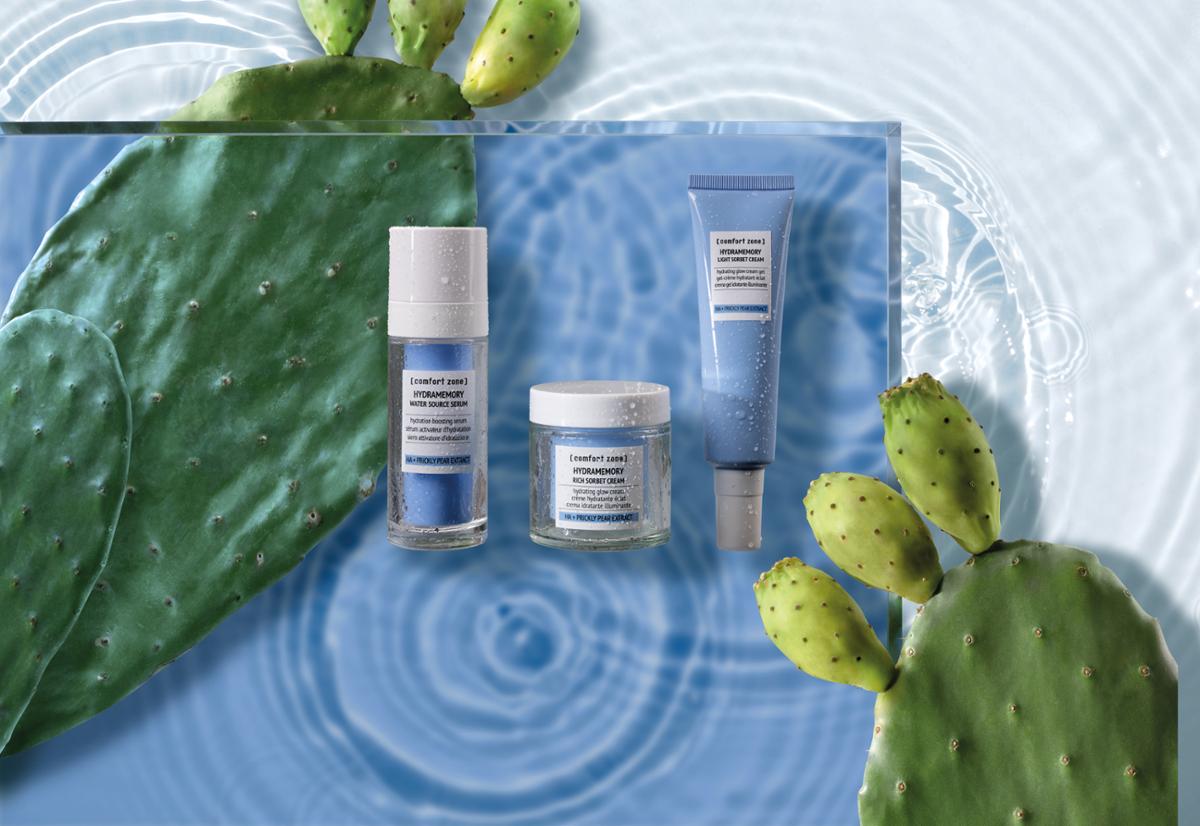 The new Hydramemory collection leverages desert plants' unique capacity to survive and adapt in the harshest conditions / Comfort Zone The new Hydramemory collection leverages desert plants' unique capacity to survive and adapt in the harshest conditions / Comfort Zone