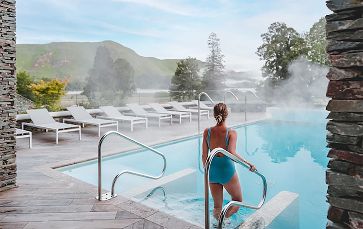 Lodore Falls in the North of England's picturesque Lake District won the Best Spa Garden award / Lodore Falls Hotel & Spa