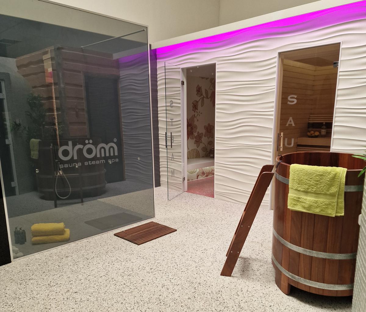 Dröm designs, supplies and installs projects throughout the UK, Europe and the Middle East
/ Dröm UK / Klafs