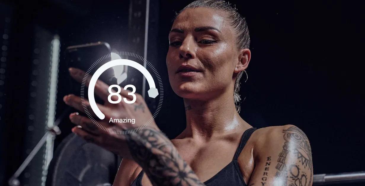 DAS calculates and provides users with a personal score from zero to 100 / Freeletics