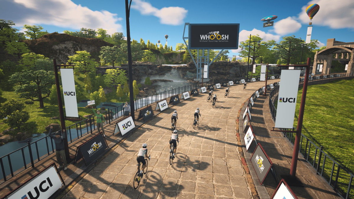 Abu Dhabi-based My Whoosh will cover the UCI Cycling Esports World Championships in 2024, 2025 and 2026 / UCI/My Whoosh