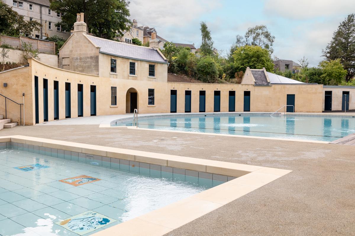 The lido is located in Bath – one of the UK's most famous spa destinations thanks to its natural hot springs / Cleveland Pools Trust